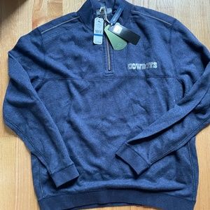 Tommy Bahama NFL Flip drive half zip : Cowboys Men’s XL